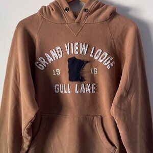 Blue 84 Grand View Lodge Gull Lake Hoodie